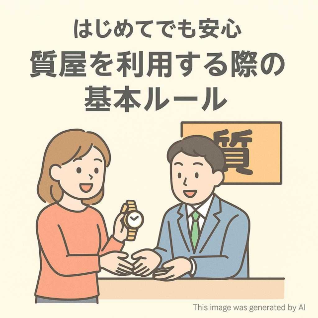 はじめてでも安心 質屋を利用する際の基本ルール