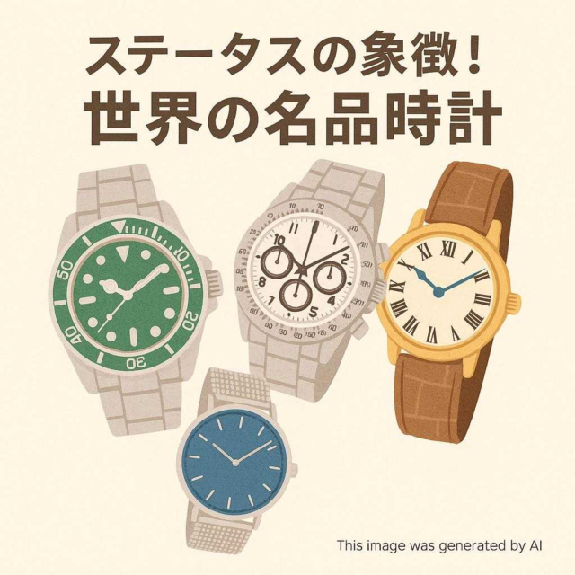 ステータスの象徴！世界の名品時計
