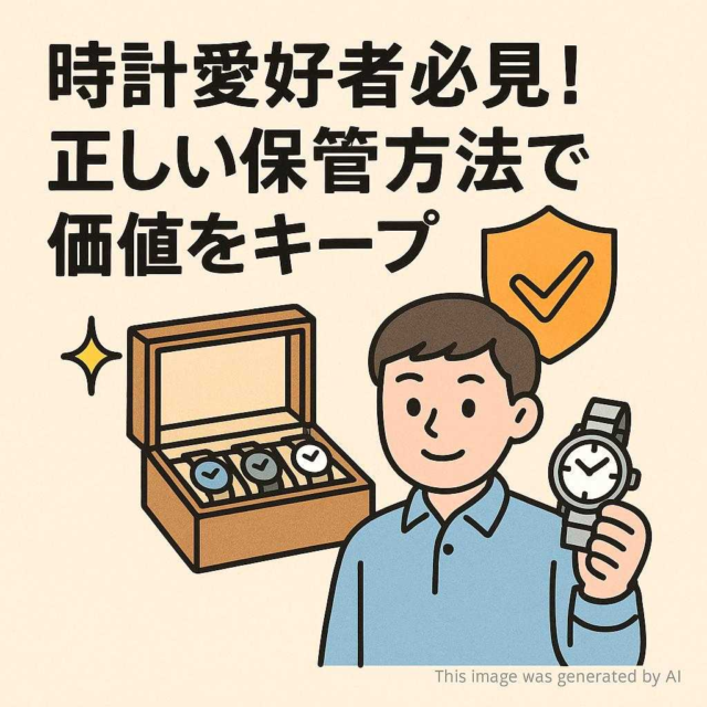 時計愛好者必見！正しい保管方法で価値をキープ