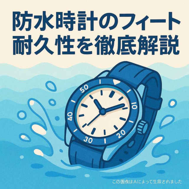 防水時計のフィート耐久性を徹底解説