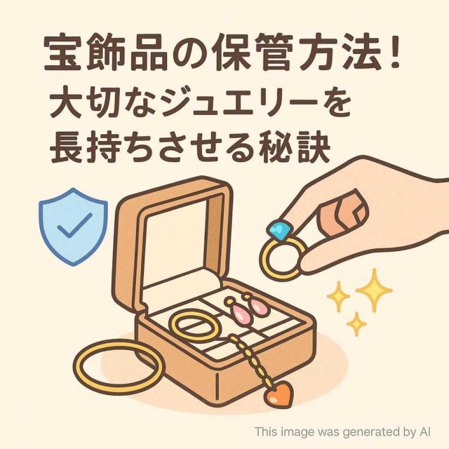 宝飾品の保管方法！大切なジュエリーを長持ちさせる秘訣