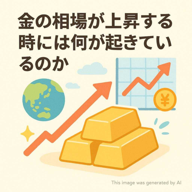 金の相場が上昇する時には何が起きているのか