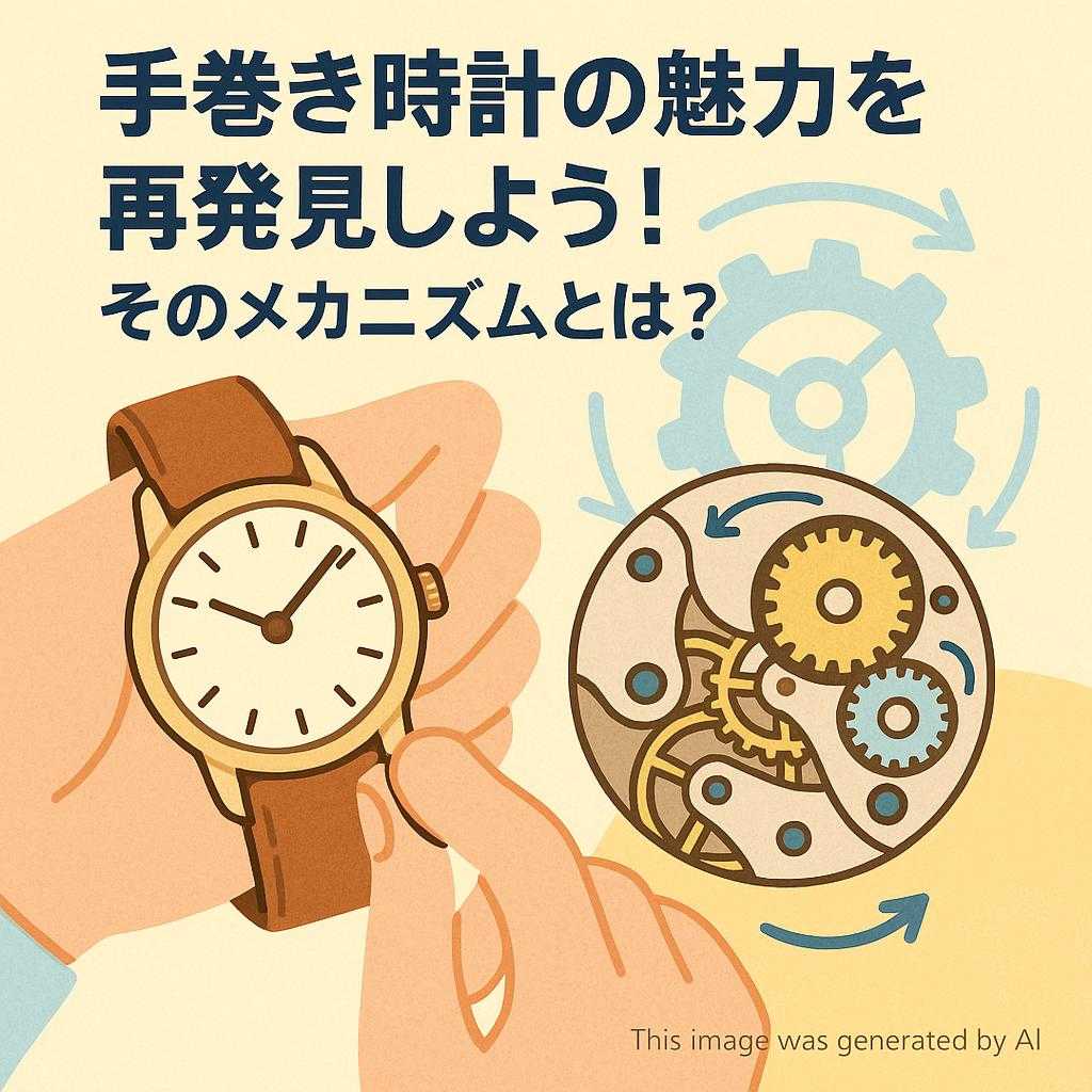 手巻き時計の魅力を再発見しよう!そのメカニズムとは?