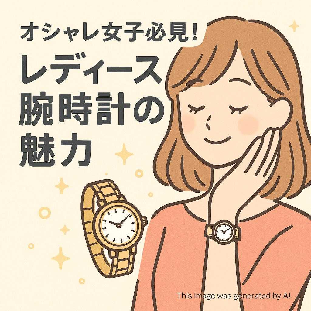 オシャレ女子必見！レディース腕時計の魅力