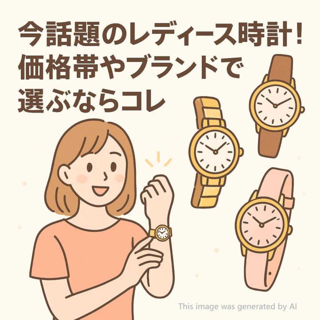 今話題のレディース時計！価格帯やブランドで選ぶならコレ