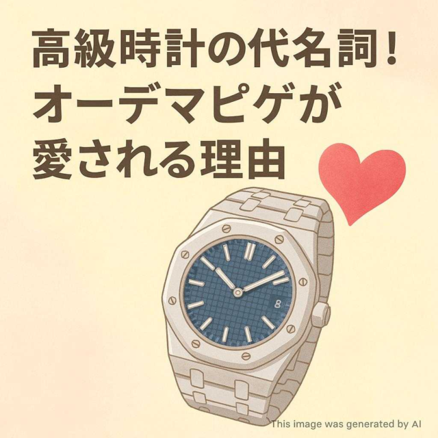 高級時計の代名詞！オーデマピゲが愛される理由