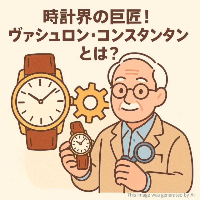 時計界の巨匠！ヴァシュロン・コンスタンタンとは？