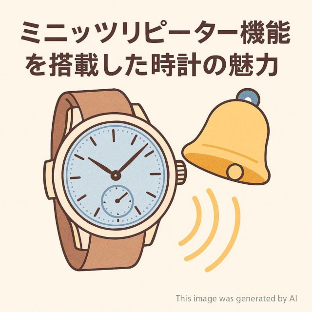 ミニッツリピーター機能を搭載した時計の魅力
