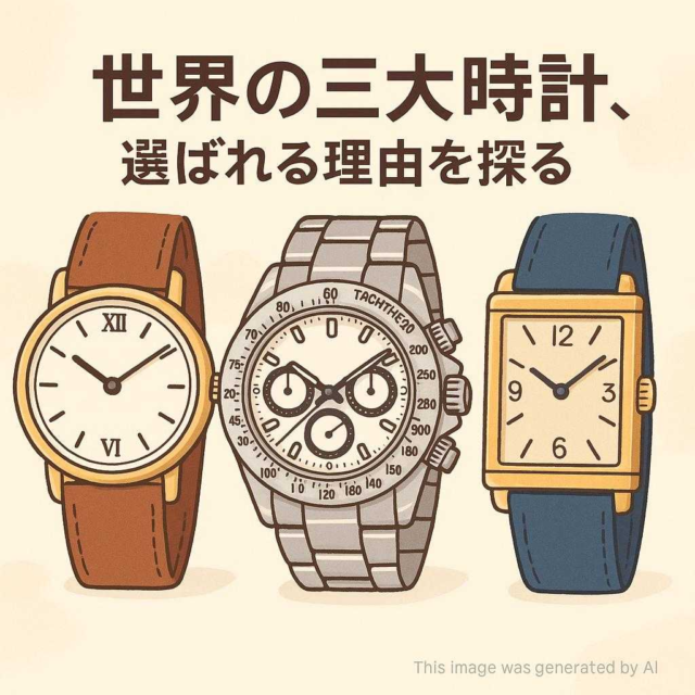 世界の三大時計、選ばれる理由を探る