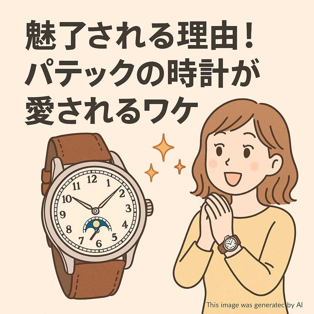 魅了される理由！パテックの時計が愛されるワケ