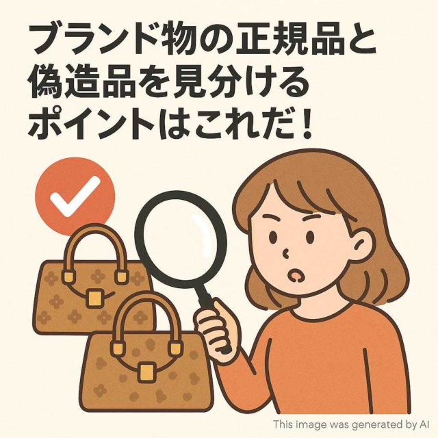 ブランド物の正規品と偽装品を見分けるポイントはこれだ！