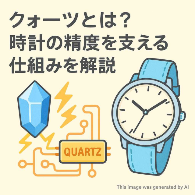 クォーツとは？時計の精度を支える仕組みを解説