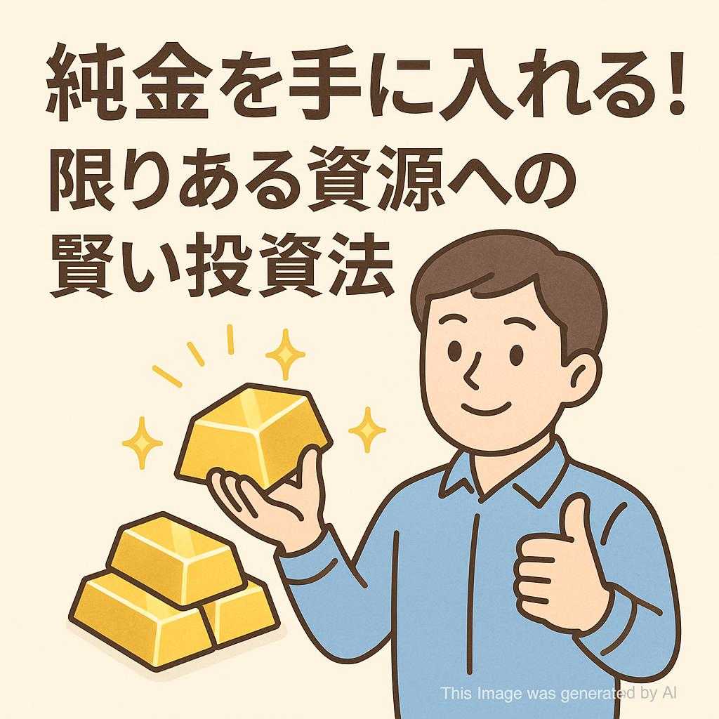 純金を手に入れる！限りある資源への賢い投資法