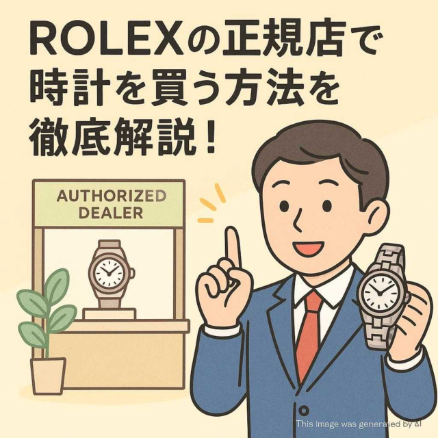 ROLEXの正規店で時計を買う方法を徹底解説！