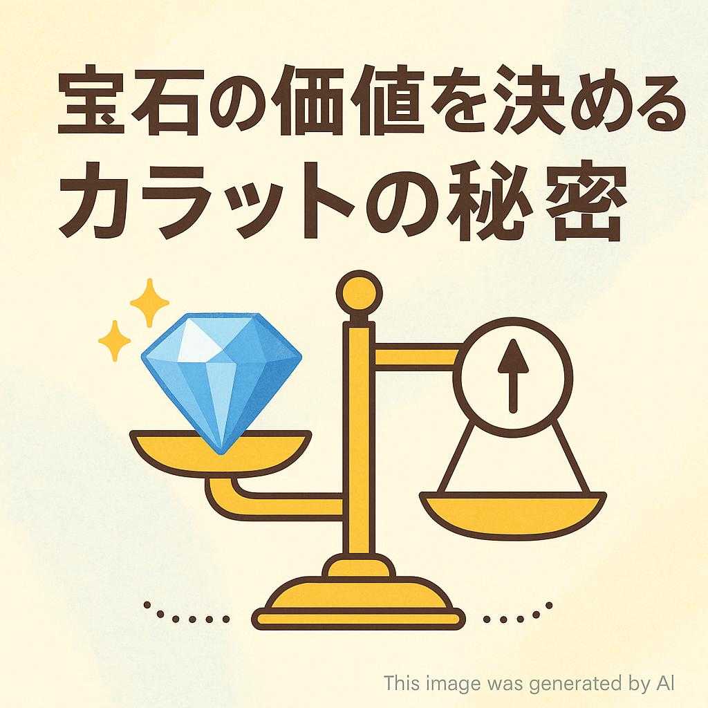 宝石の価値を決めるカラットの秘密