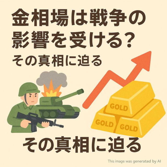 金相場は戦争の影響を受ける？その真相に迫る