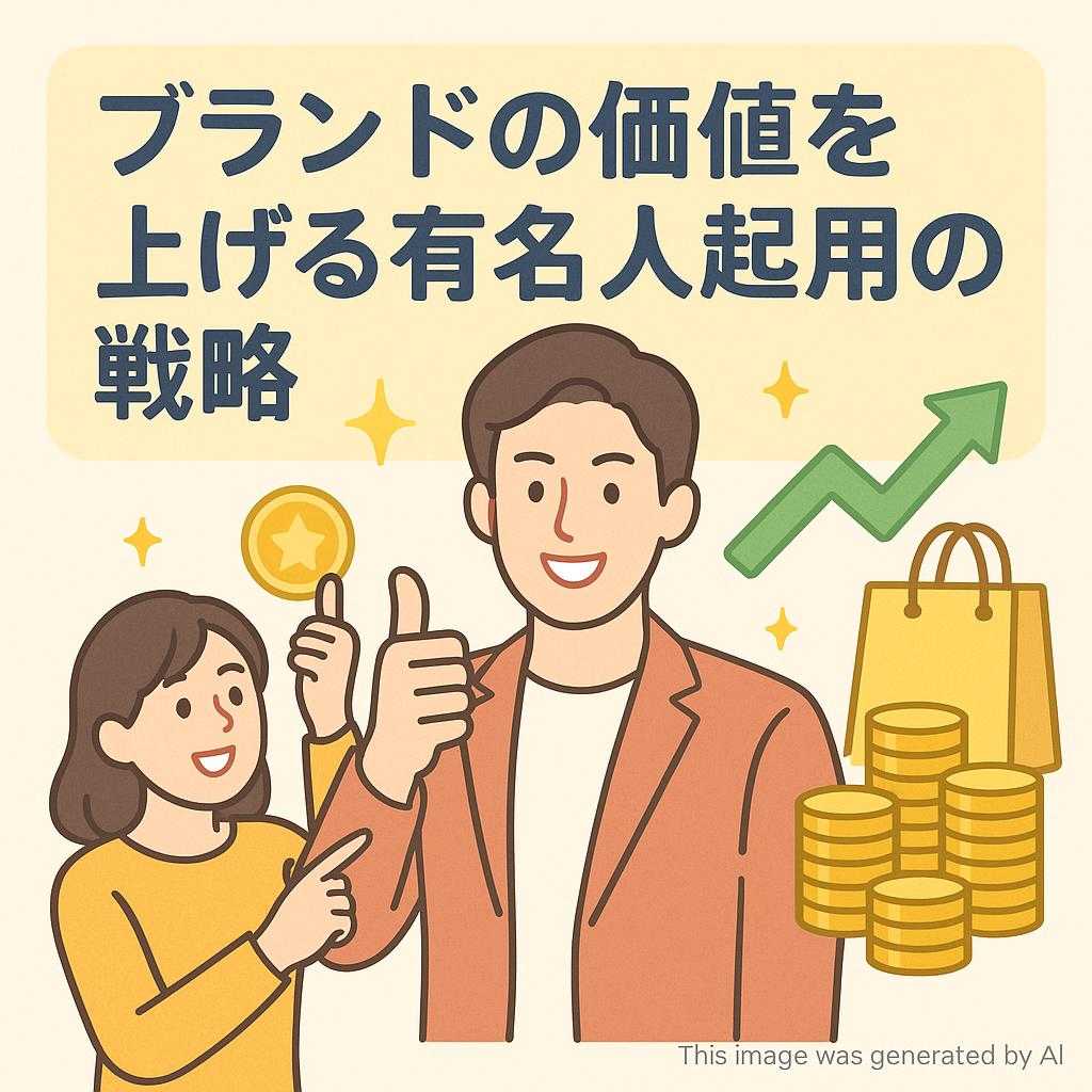 ブランドの価値を上げる有名人起用の戦略