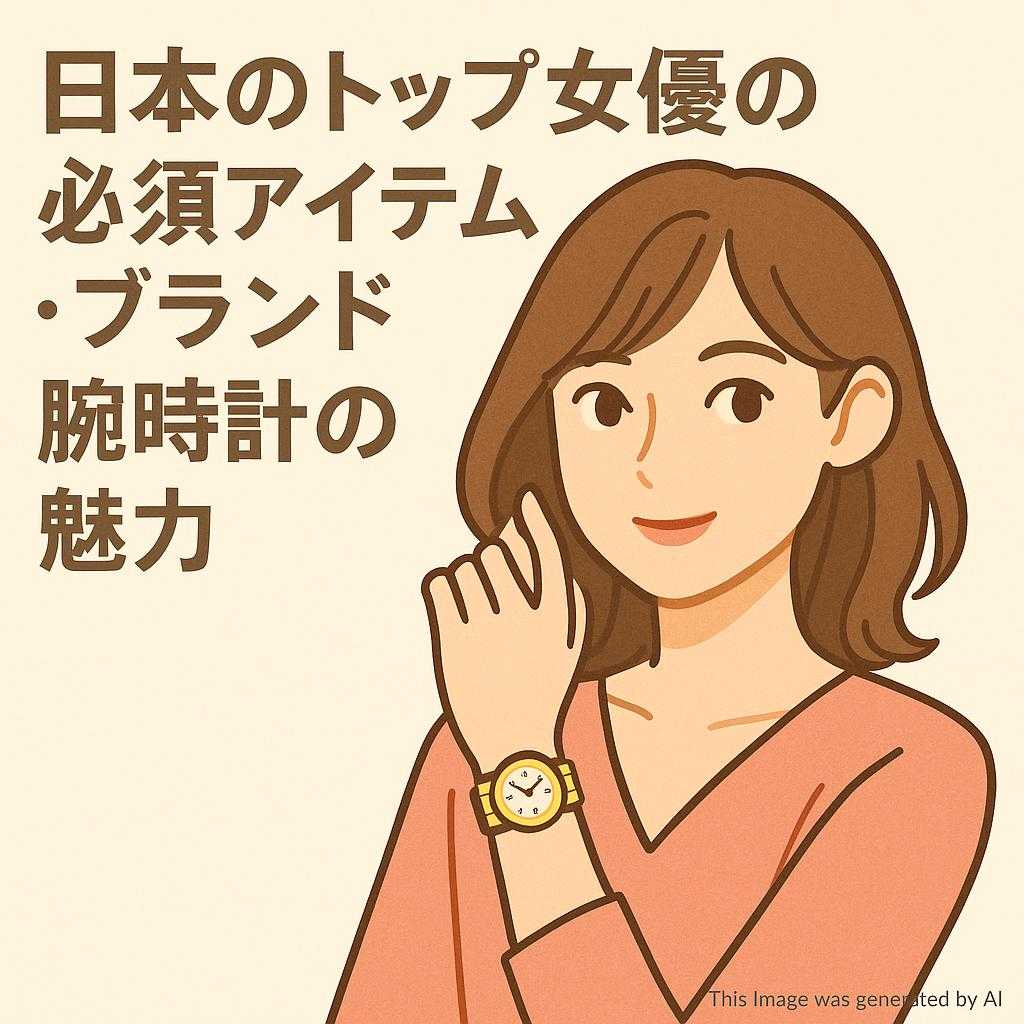 日本のトップ女優の必須アイテム・ブランド腕時計の魅力