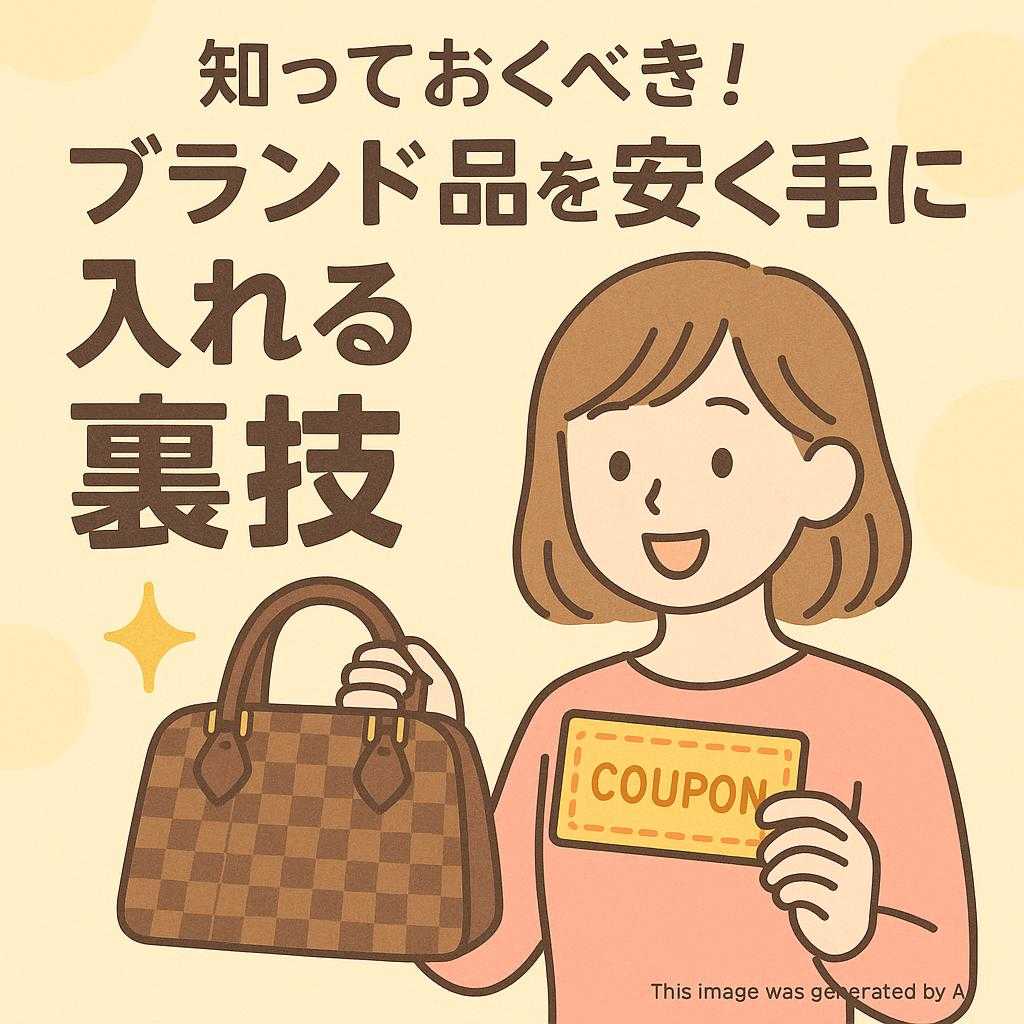 知っておくべき!ブランド品を安く手に入れる裏技