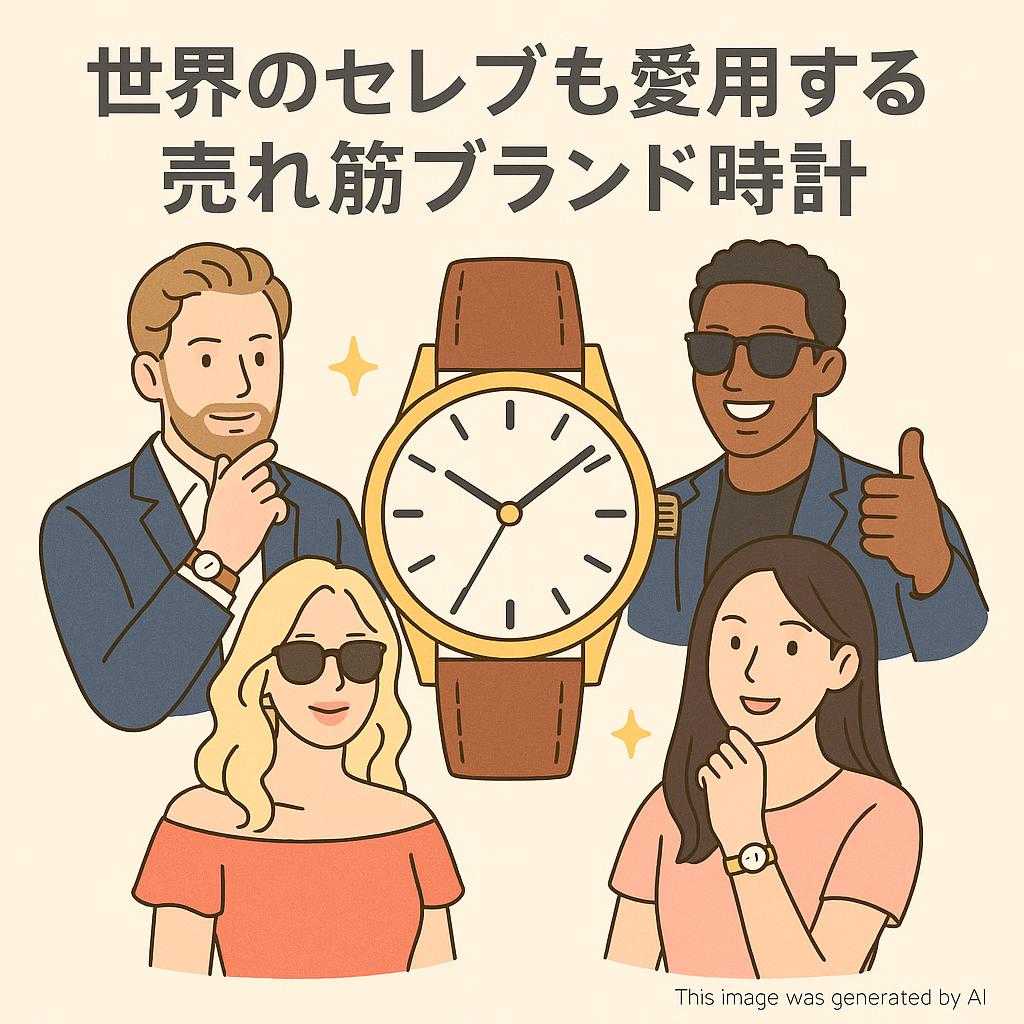 世界のセレブも愛用する売れ筋ブランド時計