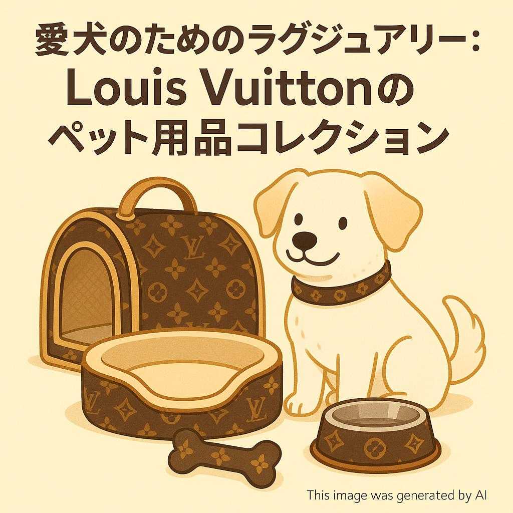 愛犬のためのラグジュアリー:Louis Vuittonのペット用品コレクション