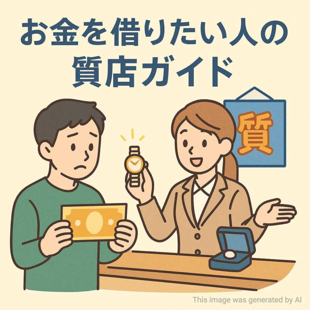 お金を借りたい人のための質店ガイド