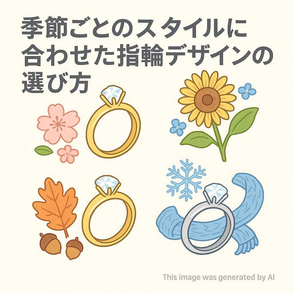 季節ごとのスタイルに合わせた指輪デザインの選び方