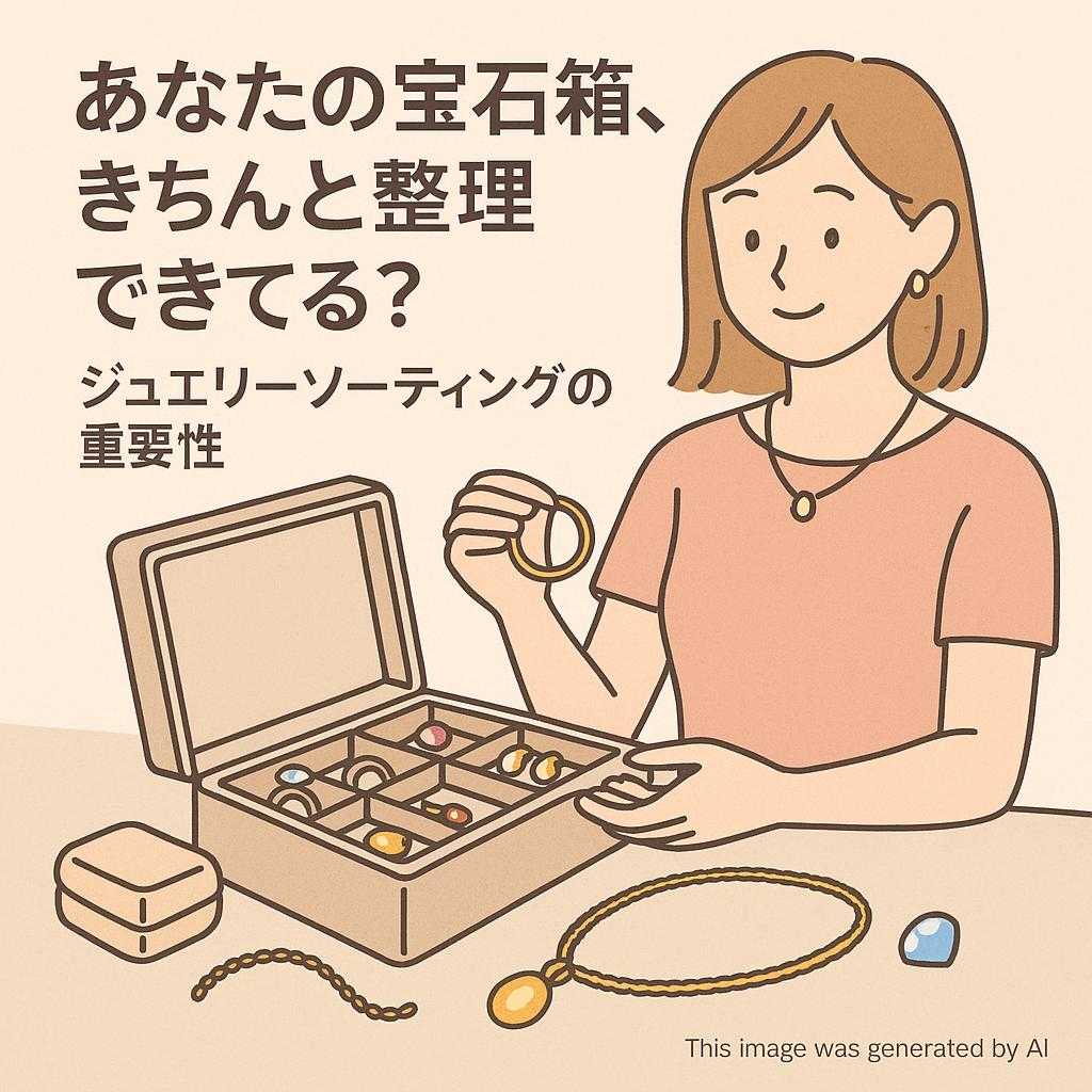 あなたの宝石箱、きちんと整理できてる？ジュエリーソーティングの重要性