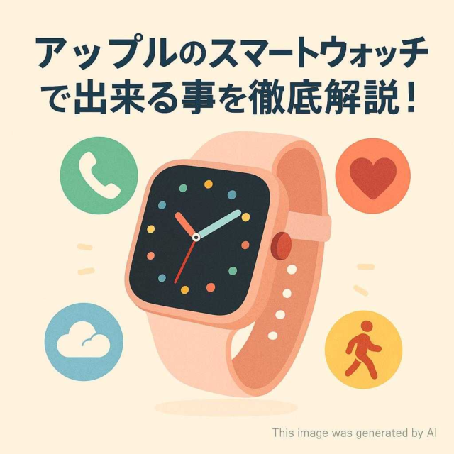 アップルのスマートウォッチで出来る事を徹底解説！