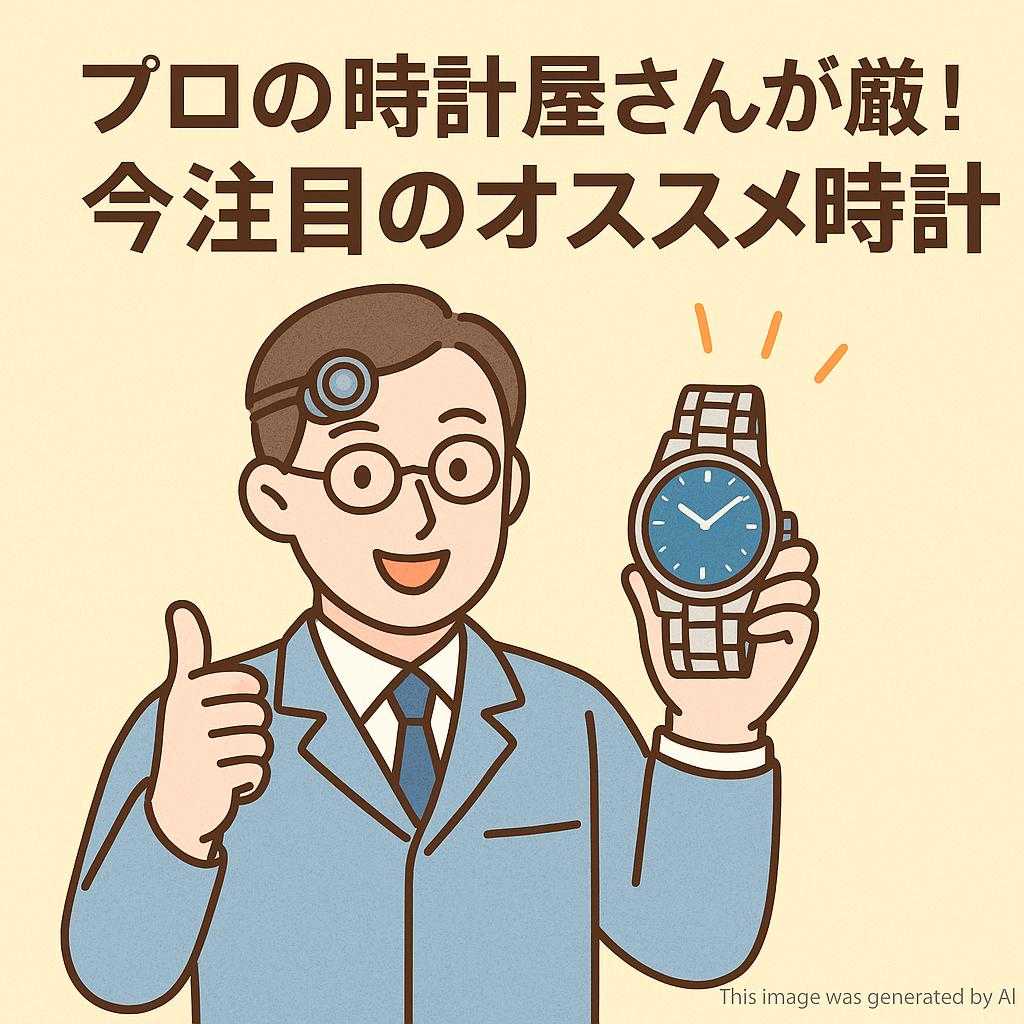 プロの時計屋さんが厳選!今注目のオススメ時計