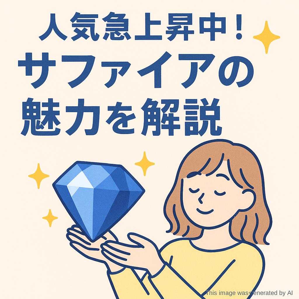 人気急上昇中！サファイアの魅力を解説