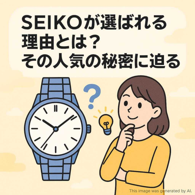 SEIKOが選ばれる理由とは？その人気の秘密に迫る