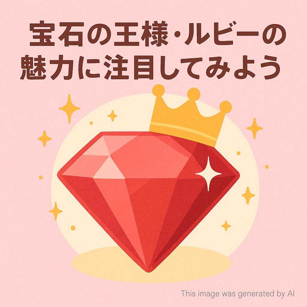 宝石の王様・ルビーの魅力に注目してみよう