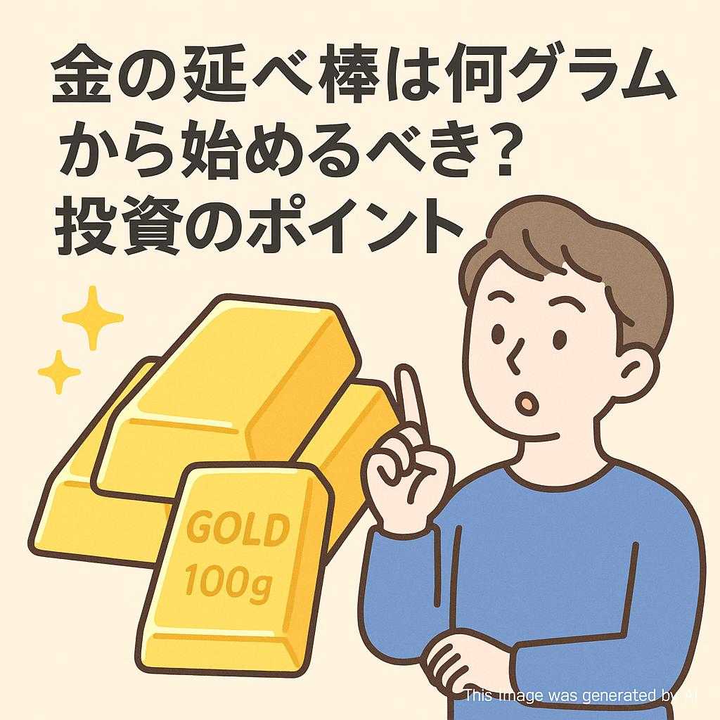 金の延べ棒は何グラムから始めるべき？ 投資のポイント