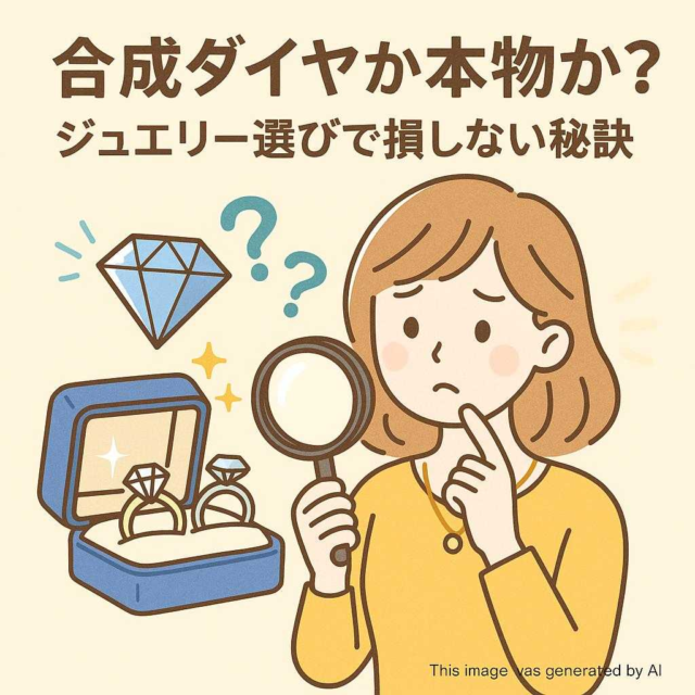 合成ダイヤか本物か？ジュエリー選びで損しない秘訣