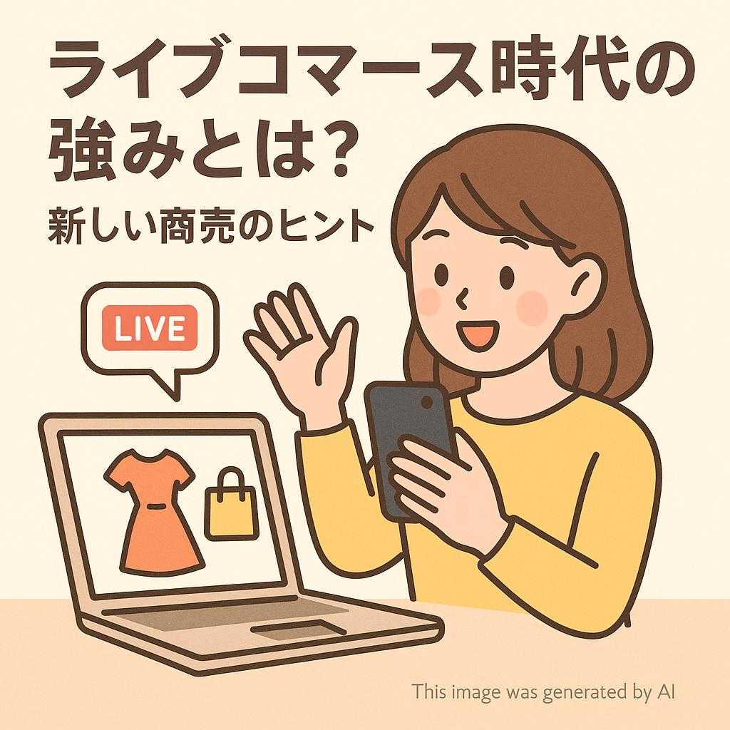 ライブコマース時代の強みとは？新しい商売のヒント