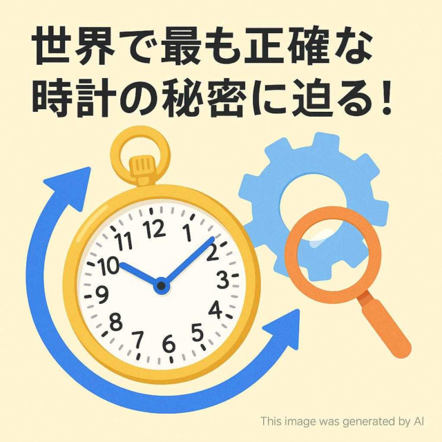 世界で最も正確な時計の秘密に迫る！