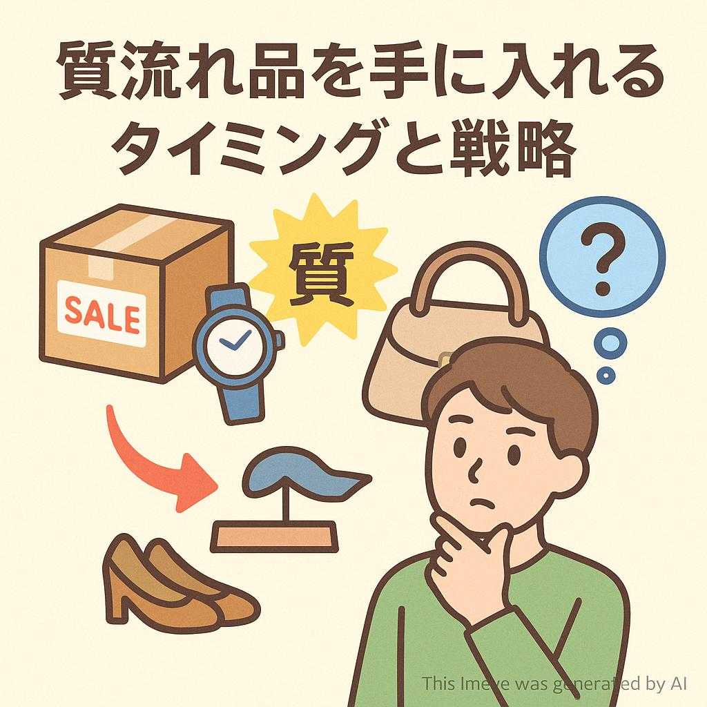 質流れ品を手に入れるタイミングと戦略