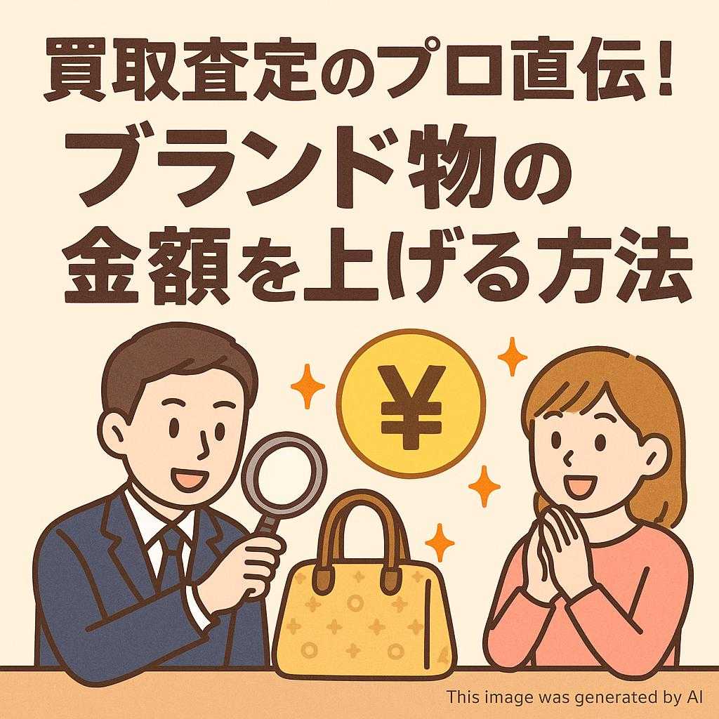 買取査定のプロ直伝!ブランド物の金額を上げる方法
