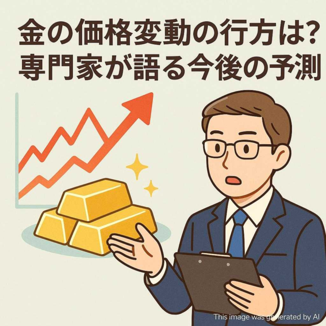 金の価格変動の行方は？専門家が語る今後の予測