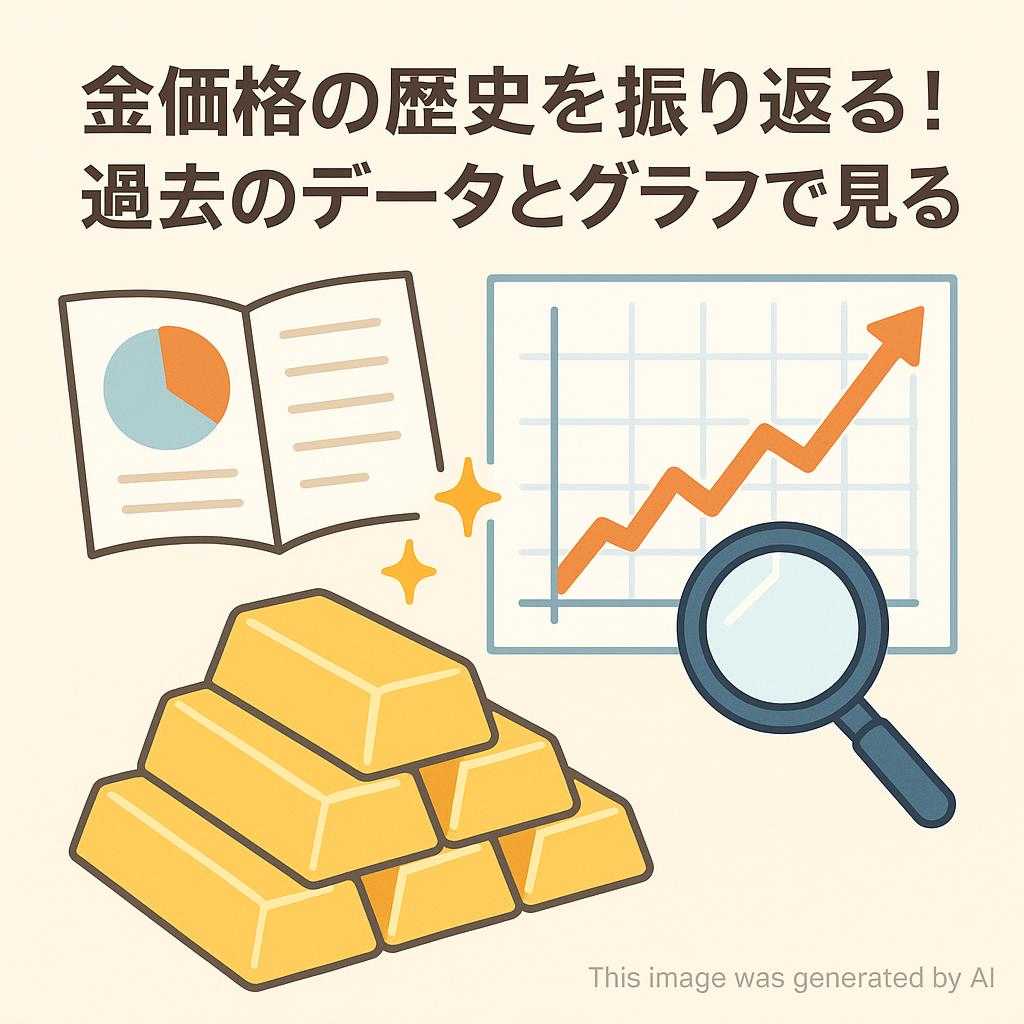 金価格の歴史を振り返る！過去のデータとグラフで見る変動