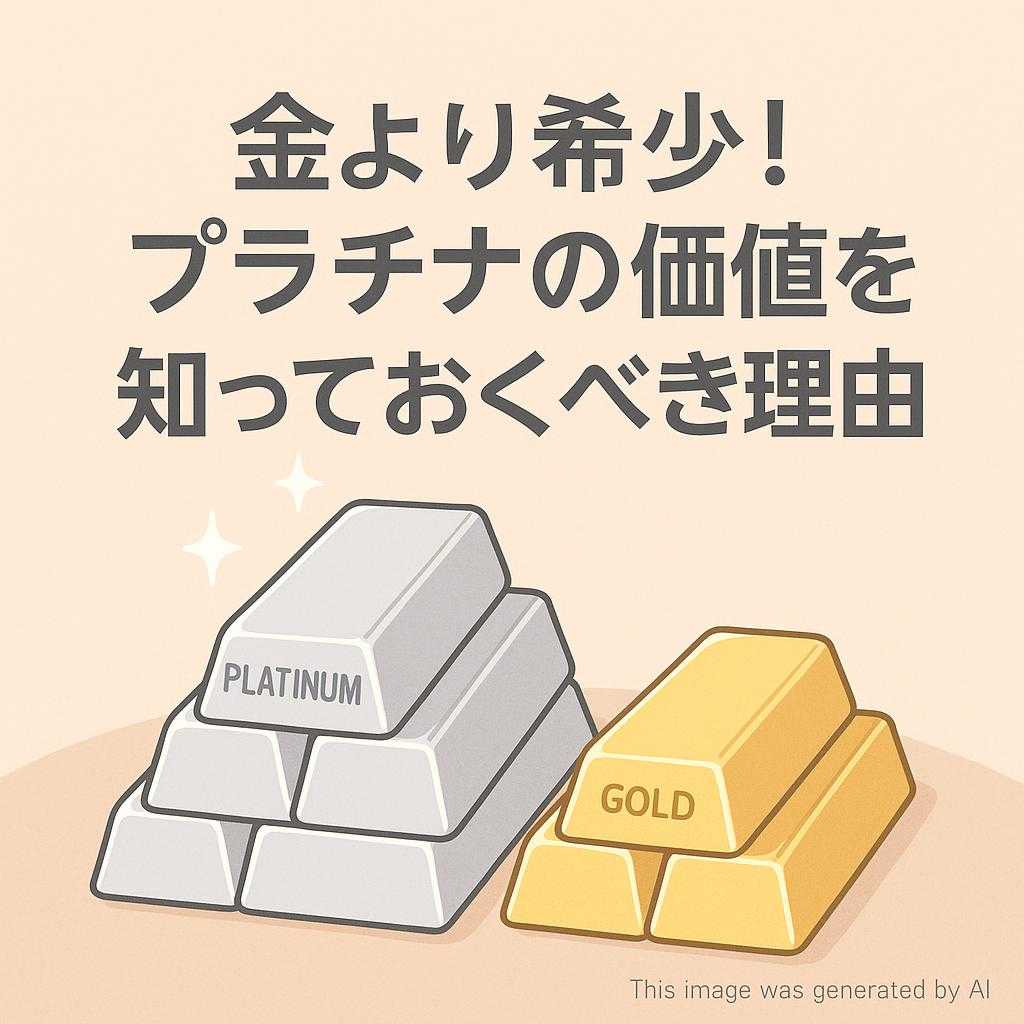 金より希少！プラチナの価値を知っておくべき理由