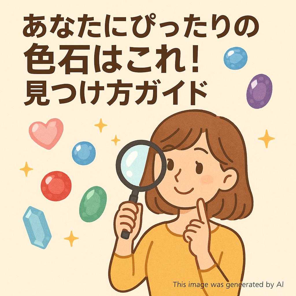 あなたにぴったりの色石はこれ!見つけ方ガイド