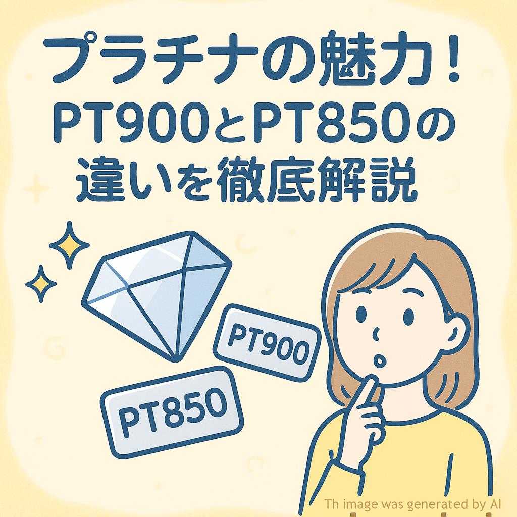 プラチナの魅力!PT900とPT850の違いを徹底解説