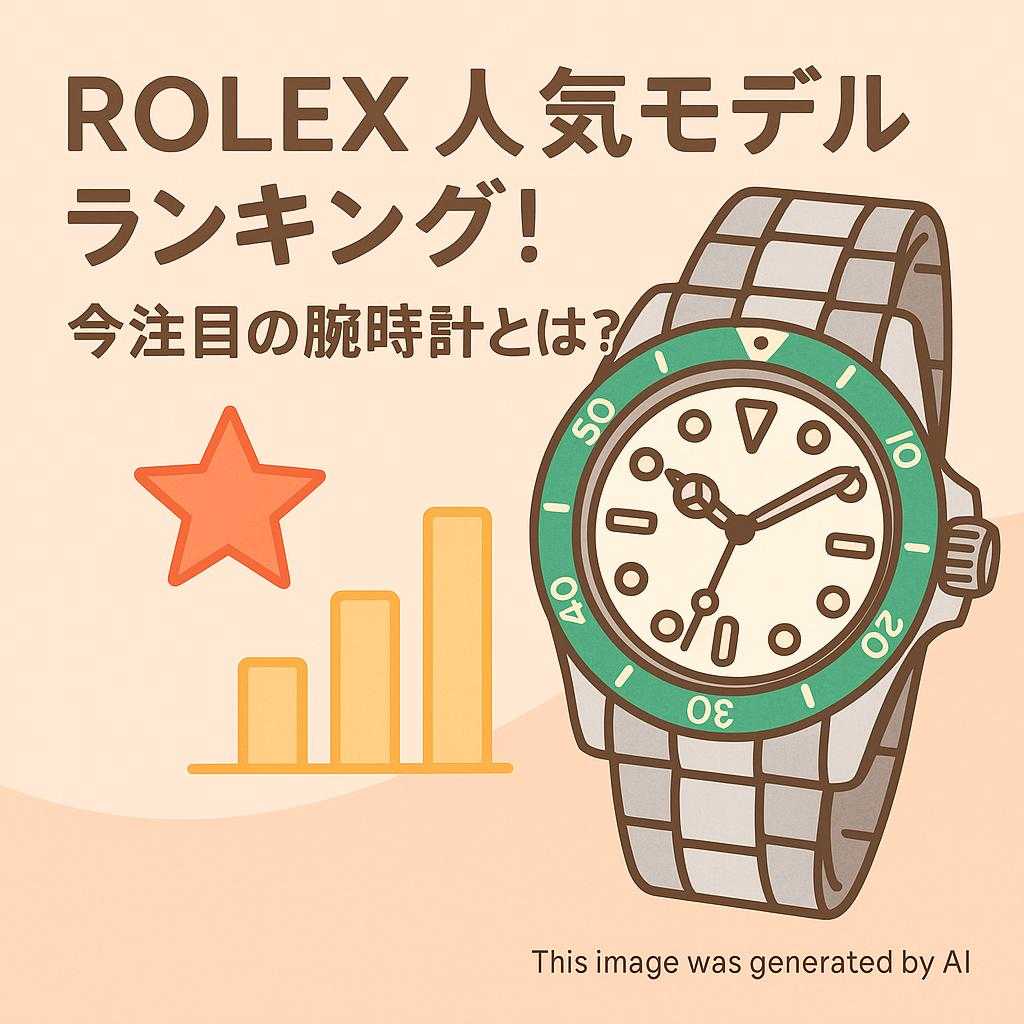 ROLEX人気モデルランキング！今注目の腕時計とは？