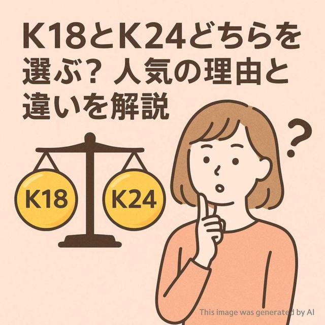 K18とK24どちらを選ぶ？人気の理由と違いを解説