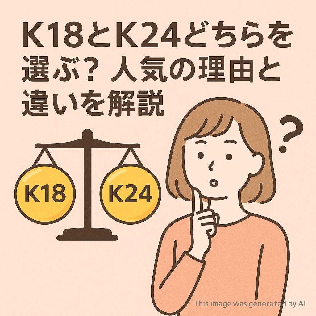 K18とK24どちらを選ぶ？人気の理由と違いを解説