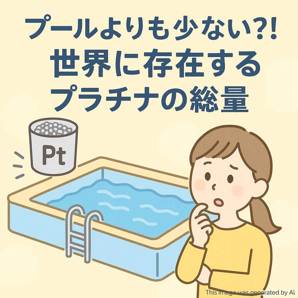 プールよりも少ない?! 世界に存在するプラチナの総量