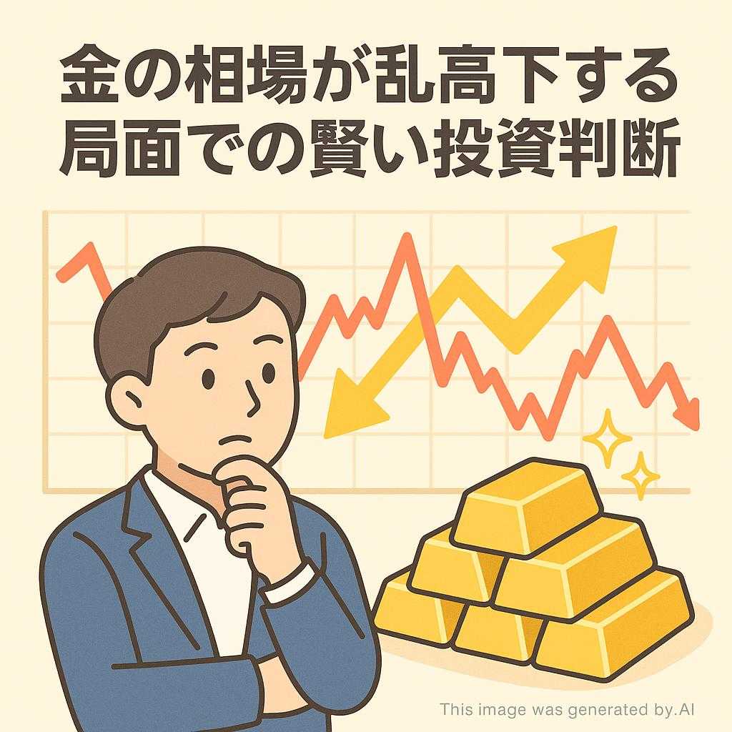金の相場が乱高下する局面での賢い投資判断
