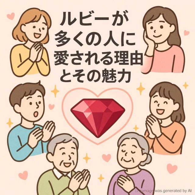 ルビーが多くの人に愛される理由とその魅力